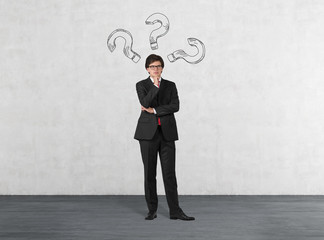 businessman thinking