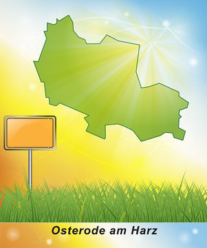 Karte von Osterode-am-Harz