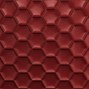 Red Honeycomb Background