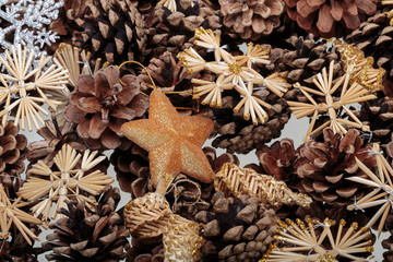 new year and merry christmas background