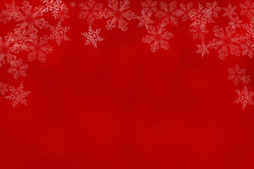Naklejka na ściany i meble Shiny starry lights on red background. christmas background. lig