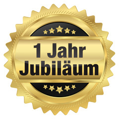 1 Jahr Jubiläum