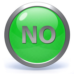 no circular icon on white background