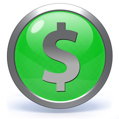money circular icon on white background