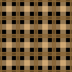 Seamless textile tartan brown checkered texture plaid pattern ba