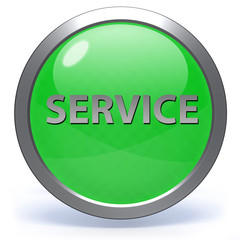 Service circular icon on white background