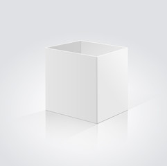 Open box isolated on a white background