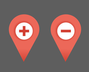 Obraz premium Map symbol