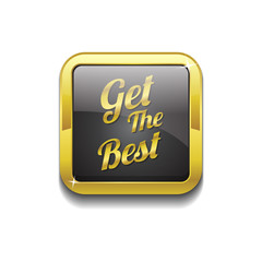 Get The Best Gold Vector Icon Button