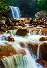 Douglas Falls, on the Blackwater River in Monongahela National F