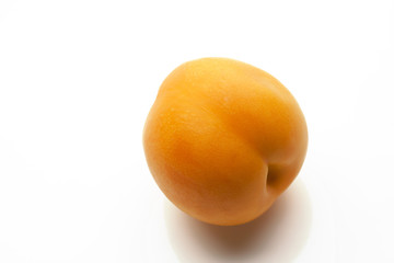 apricot isolated on white background