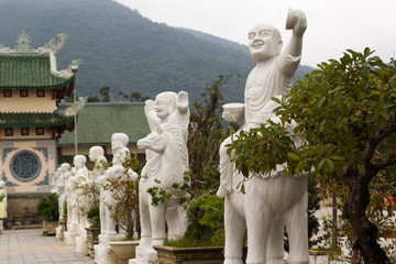 Guanyin buddha temple near Danang City,Vietnam.