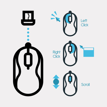 mouse icon design vector illustration eps10 graphic
