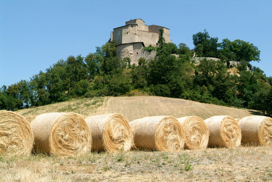 Castle Rossena on Emilia Romagna