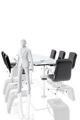 Businessman at the office