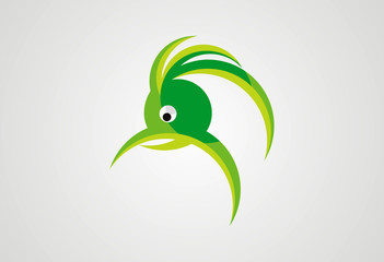 bird head logo vector