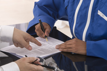 contrat signature
