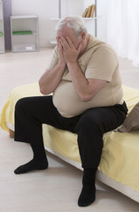 Tistesse homme, senior