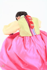 한복 입은 한국 소녀