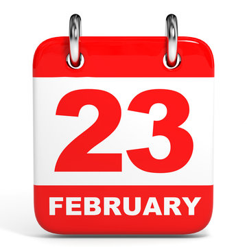 Calendar. 23 February.