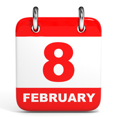 Calendar. 8 February.