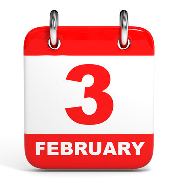 Calendar. 3 February.