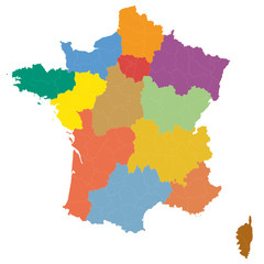 France à 13 régions