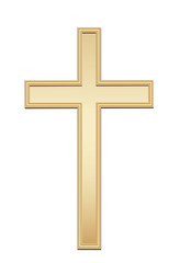 Golden cross. Vector - obrazy, fototapety, plakaty