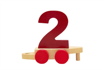 The car from the children's train with number five