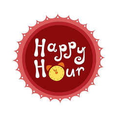 Badge Happy hour