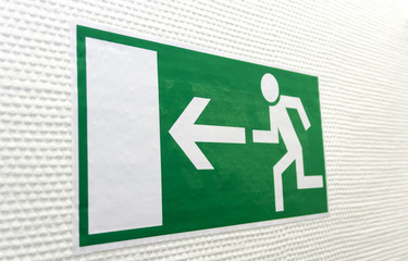 Piktogramm Fluchtweg 08460