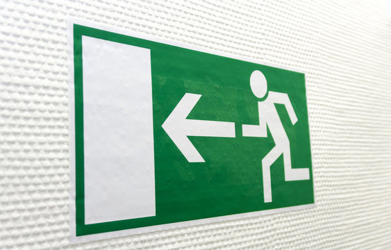 Piktogramm Fluchtweg 08460