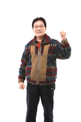 스튜디오 안 할아버지