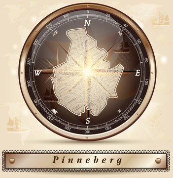 Karte von Pinneberg