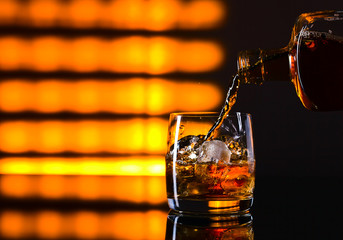 whiskey and ice