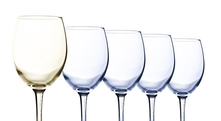 crystal wine glasses