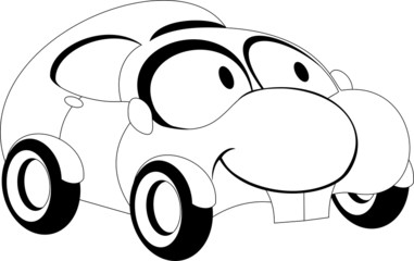 Cartoon car