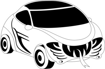 Cartoon car