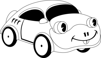 Cartoon car