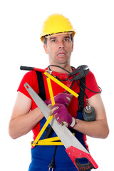 man over-worked