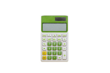 calculator isolated on a white background