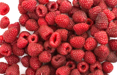 ripe raspberries