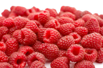 ripe raspberries
