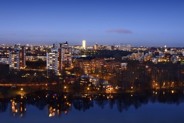 Fototapeta na wymiar Lights in Stockholm