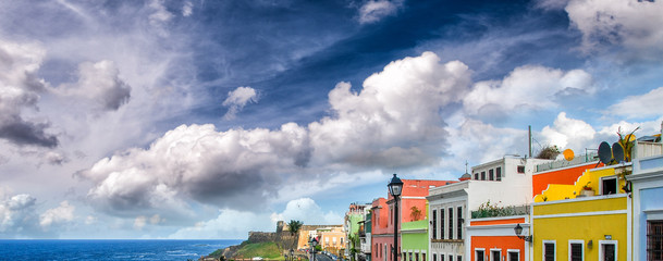 Colourful homes of San Juan, Puerto Rico