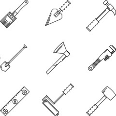 Contour icons for hand tools