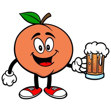 Peach with Beer