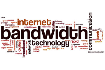 Bandwidth word cloud