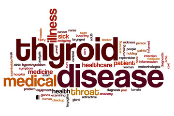 Thyroid disease word cloud