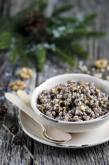 Kutia, traditional Christmas dish